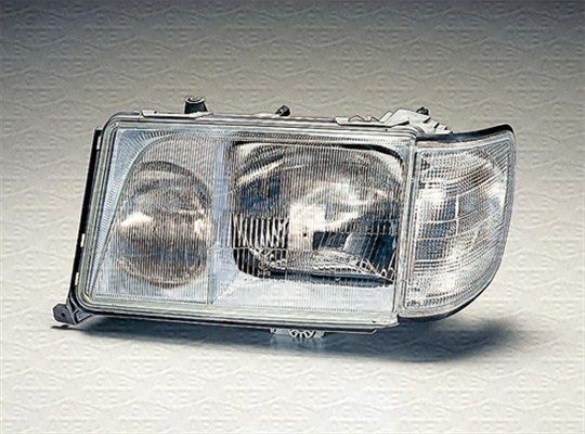 MAGNETI MARELLI 710301073318 Headlight Right, H4, H3, Halogen, with indicator, for right-hand traffic