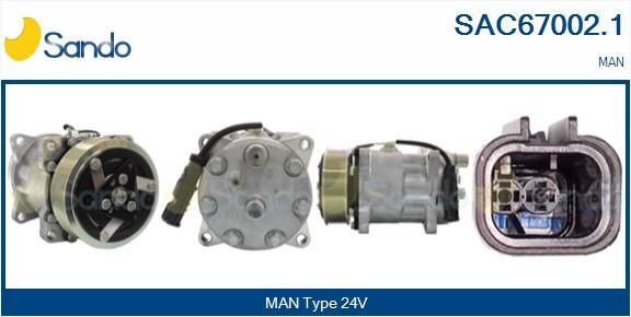 SANDO SAC67002.1 Klimakompressor für MAN TGM LKW in Original Qualität