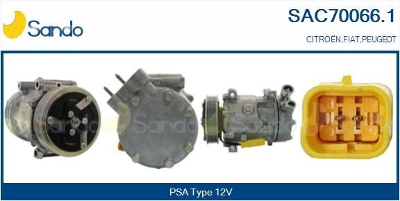 SANDO SAC70066.1 Air conditioning compressor 9686061880