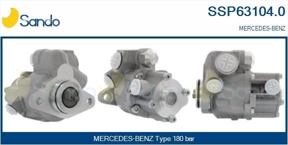 SANDO SSP63104.0 Power steering pump Hydraulic, 180 bar, for left-hand/right-hand drive vehicles
