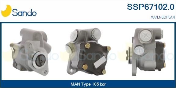 SANDO SSP67102.0 Power steering pump 81471016184