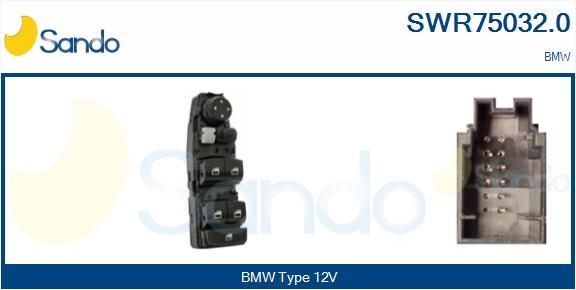 SANDO SWR750320 Electric window switch BMW F31 335i xDrive 3.0 340 hp Petrol 2014 price