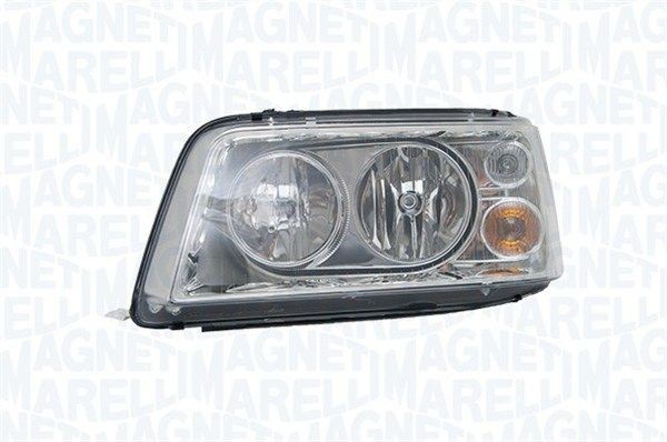 MAGNETI MARELLI 710301195202 Headlight Right, H7, PY21W, W5W, H1, Halogen, with indicator, for right-hand traffic, with motor for headlamp levelling