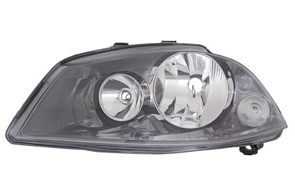 445-1115L-LDEMN ABAKUS Headlight SEAT Left, H7, H3, PY21W, W5W, Crystal clear, without bulb, without motor for headlamp levelling, PX26d, PK22s, BAU15s