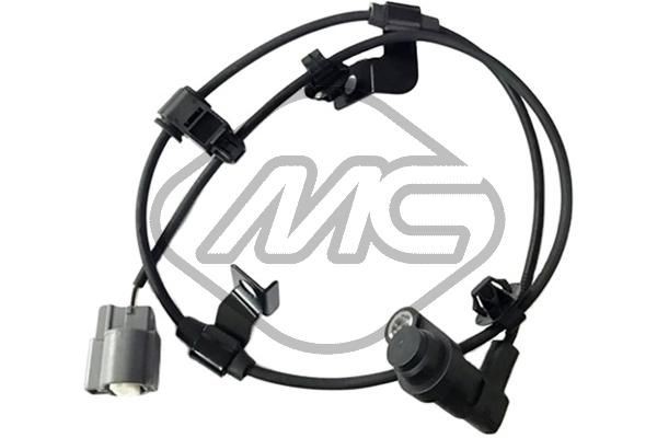 Metalcaucho Rear Axle Right, Active sensor, 2-pin connector, 855mm, black Length: 855mm, Number of pins: 2-pin connector Sensor, wheel speed 50634 buy