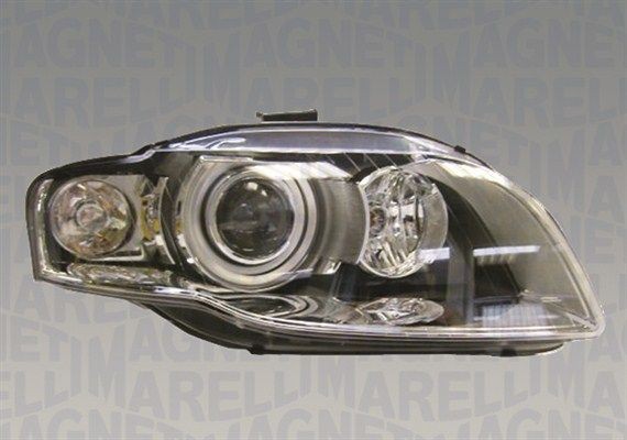 MAGNETI MARELLI 711307022675 Headlight Left, P21W, W5W, D1S, PY21W, Xenon, transparent, with front fog light, with indicator, for right-hand traffic, without control unit for Xenon, without bulbs, with motor for headlamp levelling