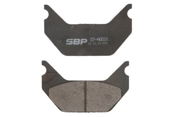 SBP Height: 81,4mm, Width: 137,5mm, Thickness: 11mm Brake pads 07-AG016 buy
