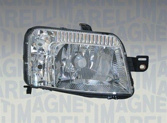 Headlamps MAGNETI MARELLI Right, H4, W5W, PY21W, Halogen, with indicator, for right-hand traffic - 712416801121