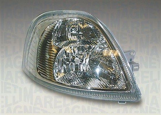 MAGNETI MARELLI 712419401129 Headlight Right, H1, H7, Halogen, for right-hand traffic, without bulbs, with motor for headlamp levelling