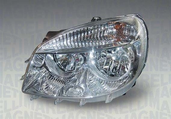 MAGNETI MARELLI 712436901110 Headlight Left, Halogen, for right-hand traffic, with motor for headlamp levelling