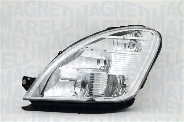 MAGNETI MARELLI 712438201129 Headlight Right, W5W, PY21W, H7, H1, Halogen, with front fog light, with indicator, for right-hand traffic, without bulbs, with motor for headlamp levelling