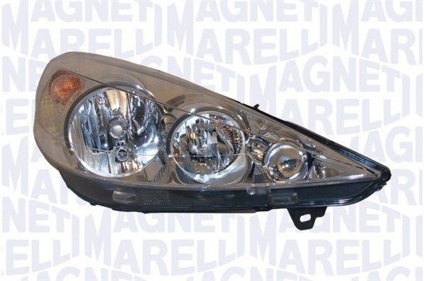 MAGNETI MARELLI 712463601129 Headlight Right, H7, PY21W, W5W, H1, Halogen, for right-hand traffic, with bulbs