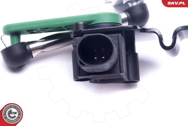 ESEN SKV 17SKV609 Sensor, Xenon light (headlight range adjustment) Front Axle, with coupling rod, with holder, alternator regulator