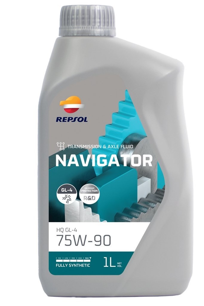 Gearbox oil REPSOL Navigator HQ GL-4 75W-90, Full Synthetic Oil, Capacity: 1l - RPP4006JHA