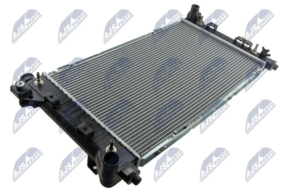 Radiator, engine cooling NTY Aluminium, 378 x 663 x 32 mm - CCH-CH-005