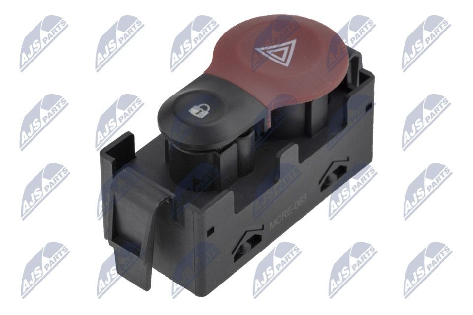 EWS-RE-063 NTY Hazard light switch RENAULT 6-pin connector, 12V