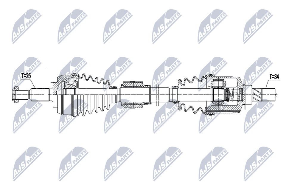 Great value for money - NTY Drive shaft NPW-RE-166