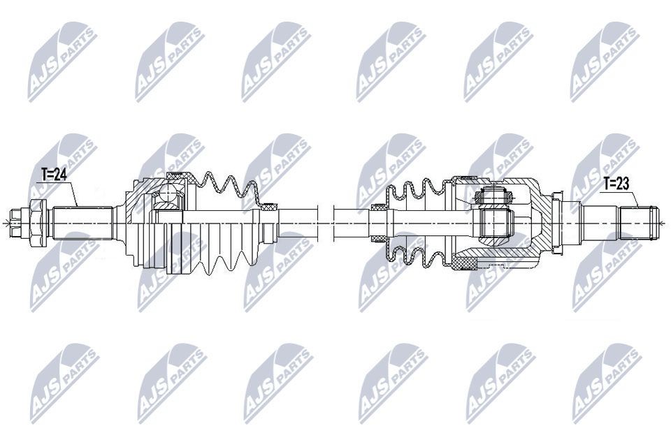 Great value for money - NTY Drive shaft NPW-TY-127