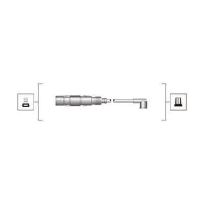 Volkswagen PASSAT Ignition Cable Kit MAGNETI MARELLI 941319170025 cheap