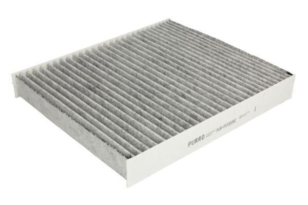 PURRO Activated Carbon Filter, 248 mm x 216 mm Width: 216mm, Length: 248mm Cabin filter PUR-PC0008C buy