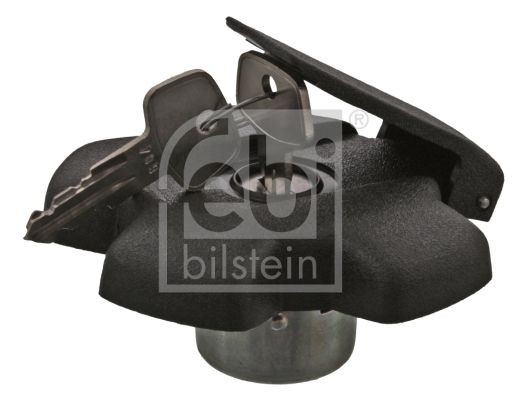 FEBI BILSTEIN 01236 Fuel cap Lockable, with lock, with key, black