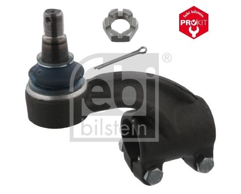 FEBI BILSTEIN Cone Size 28,6 mm, Bosch-Mahle Turbo NEW, Front Axle Left, Front Axle Right, with crown nut Cone Size: 28,6mm, Thread Type: with right-hand thread Tie rod end 01909 buy