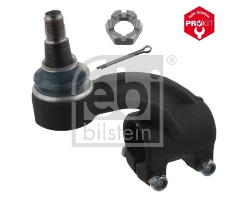 FEBI BILSTEIN Cone Size 28,6 mm, Bosch-Mahle Turbo NEW, Front Axle Left, Front Axle Right, with crown nut Cone Size: 28,6mm, Thread Type: with left-hand thread Tie rod end 01910 buy
