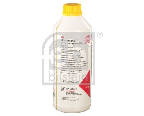 Antifreeze FEBI BILSTEIN G11 yellow, 1.5l, -38(50/50) - 02374