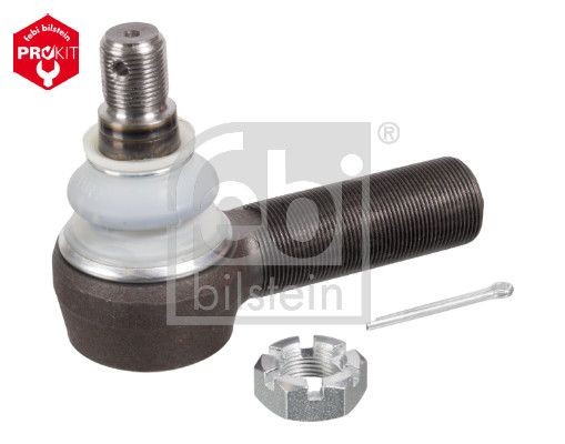 FEBI BILSTEIN 02545 Track rod end Cone Size 26 mm, febi Plus, Front Axle, with crown nut