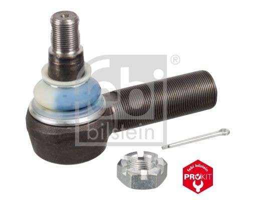 FEBI BILSTEIN 02546 Track rod end Cone Size 26 mm, Bosch-Mahle Turbo NEW, Front Axle Left, Front Axle Right, with crown nut
