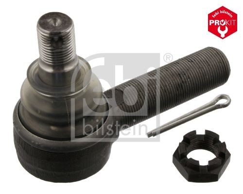03135 FEBI BILSTEIN Tie rod end IVECO Cone Size 22 mm, Bosch-Mahle Turbo NEW, Front Axle Left, Front Axle Right, with crown nut