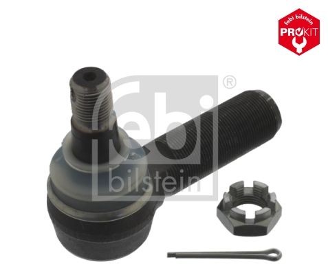 FEBI BILSTEIN 04385 Track rod end Cone Size 22 mm, Bosch-Mahle Turbo NEW, Front Axle Left, Front Axle Right, with crown nut