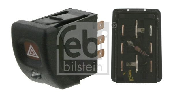 Switch, hazard light FEBI BILSTEIN with control light - 04718
