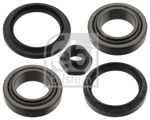 FEBI BILSTEIN 05397 Wheel bearing kit Front Axle Left, Front Axle Right, with shaft seal, with nut, 60 mm, Tapered Roller Bearing