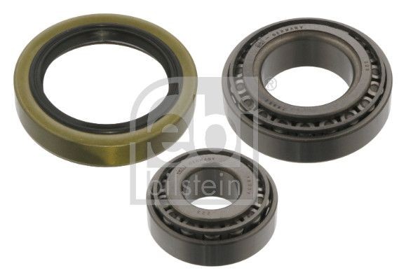 FEBI BILSTEIN 05577 Wheel bearing kit Front Axle Left, Front Axle Right, with shaft seal, 65,3, 50 mm, Tapered Roller Bearing
