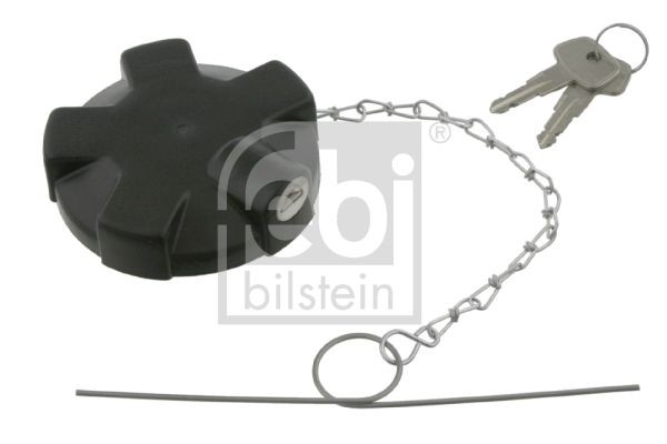 FEBI BILSTEIN 60 mm, abschließbar, mit Schlüssel, mit Schloss, schwarz Tankdeckel 05942 kaufen