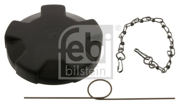 Fuel tank and fuel tank cap FEBI BILSTEIN 80 mm, without lock, with timing chain (for camshaft) - 06288
