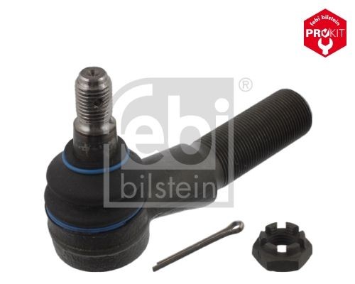 FEBI BILSTEIN 08322 Track rod end Cone Size 18 mm, Bosch-Mahle Turbo NEW, Front Axle Right, with crown nut
