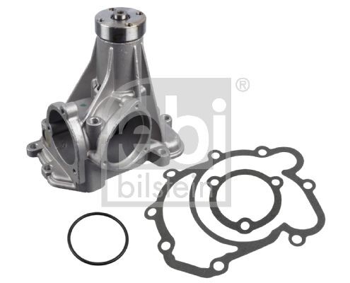 FEBI BILSTEIN 08756 Water pump Cast Aluminium, with gaskets/seals, with seal ring, Metal