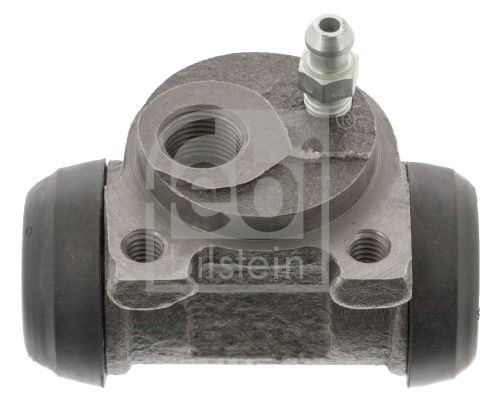 09593 FEBI BILSTEIN Drum brake kit PEUGEOT 19 mm, Rear Axle Right, Grey Cast Iron
