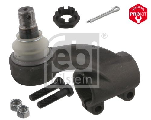 FEBI BILSTEIN Cone Size 30 mm, Bosch-Mahle Turbo NEW, Front Axle Left, Front Axle Right, with Split Pin, with crown nut, with bolts/screws Cone Size: 30mm, Thread Type: with left-hand thread Tie rod end 09874 buy