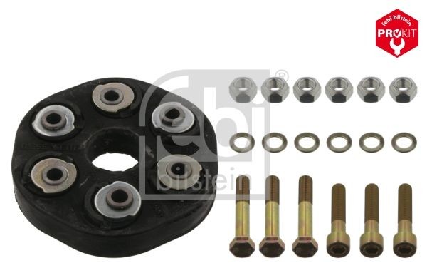 FEBI BILSTEIN Bolt Hole Circle Ø: 90mm, Ø: 132mm, Bosch-Mahle Turbo NEW, with bolts/screws, with washers, with nuts Num. of holes: 6 Joint, propshaft 10581 buy