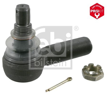 FEBI BILSTEIN Cone Size 28,6 mm, Bosch-Mahle Turbo NEW, Front Axle, with crown nut Cone Size: 28,6mm, Thread Type: with left-hand thread Tie rod end 11115 buy