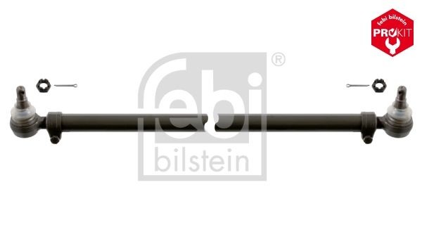FEBI BILSTEIN Front Axle, Rear Axle, with crown nut, Bosch-Mahle Turbo NEW Cone Size: 28,6mm, Length: 1592mm Tie Rod 11648 buy