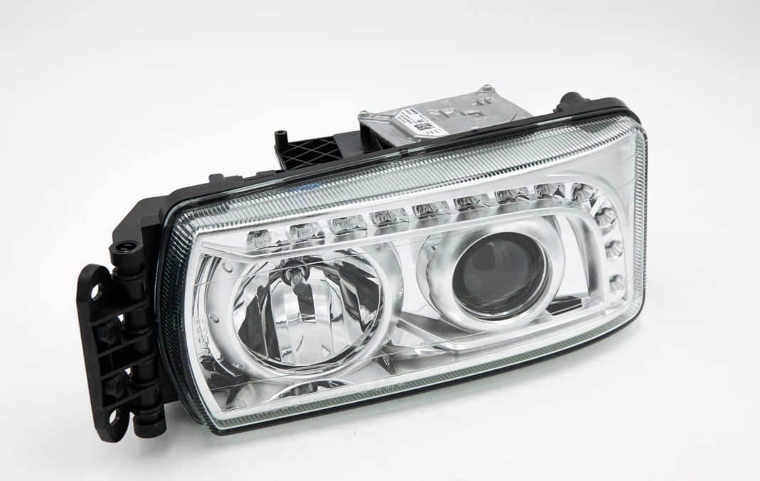 IVECO 5801745778 Headlight Right, H7/H7, with daytime running light (LED), with motor for headlamp levelling, with bulbs