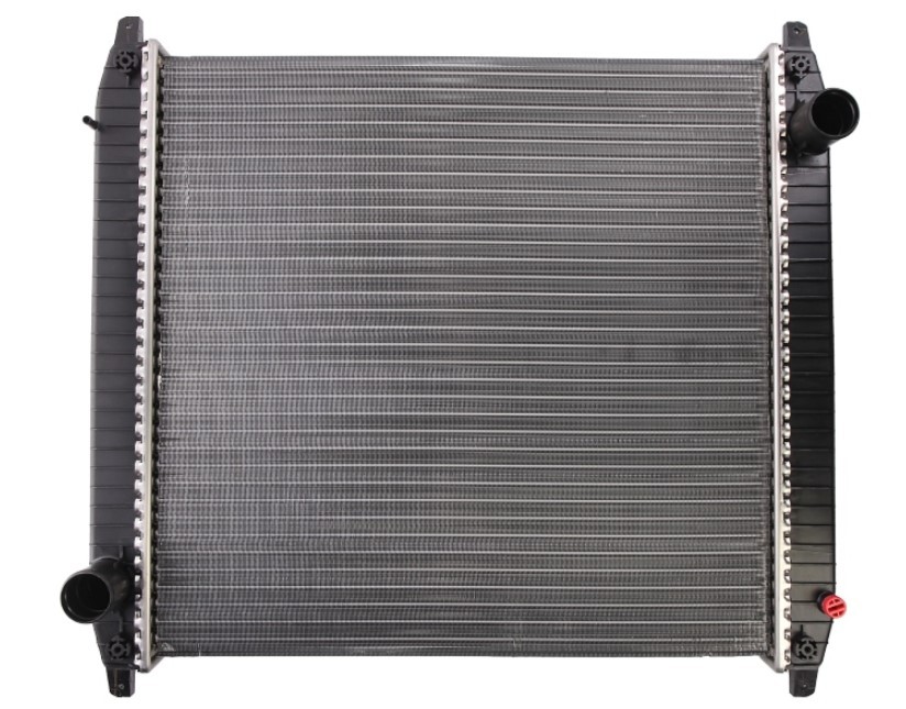 IVECO Aluminium, 572 x 539 x 26 mm, without bracket, Brazed cooling fins Radiator 500380655 buy