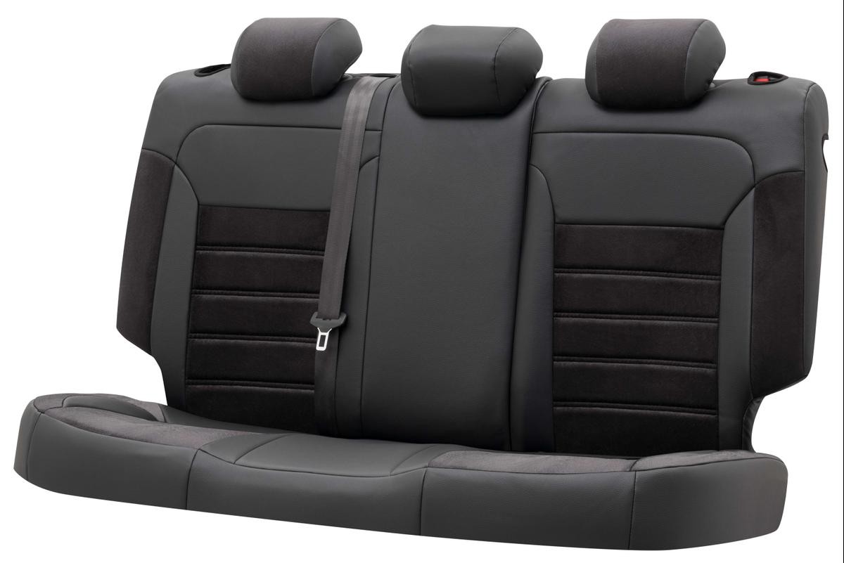WALSER Bari 38900 Sitzschonbezug schwarz, Kunstleder, Polyester, hinten ▷  AUTODOC Preis und Erfahrung