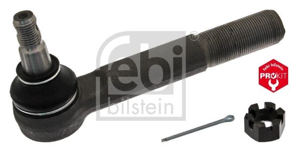 FEBI BILSTEIN 14219 Track rod end Cone Size 18 mm, Bosch-Mahle Turbo NEW, Front Axle Left, Front Axle Right, with crown nut