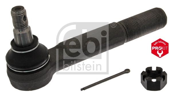 FEBI BILSTEIN 14220 Track rod end Cone Size 18 mm, Bosch-Mahle Turbo NEW, Front Axle Left, Front Axle Right, with crown nut