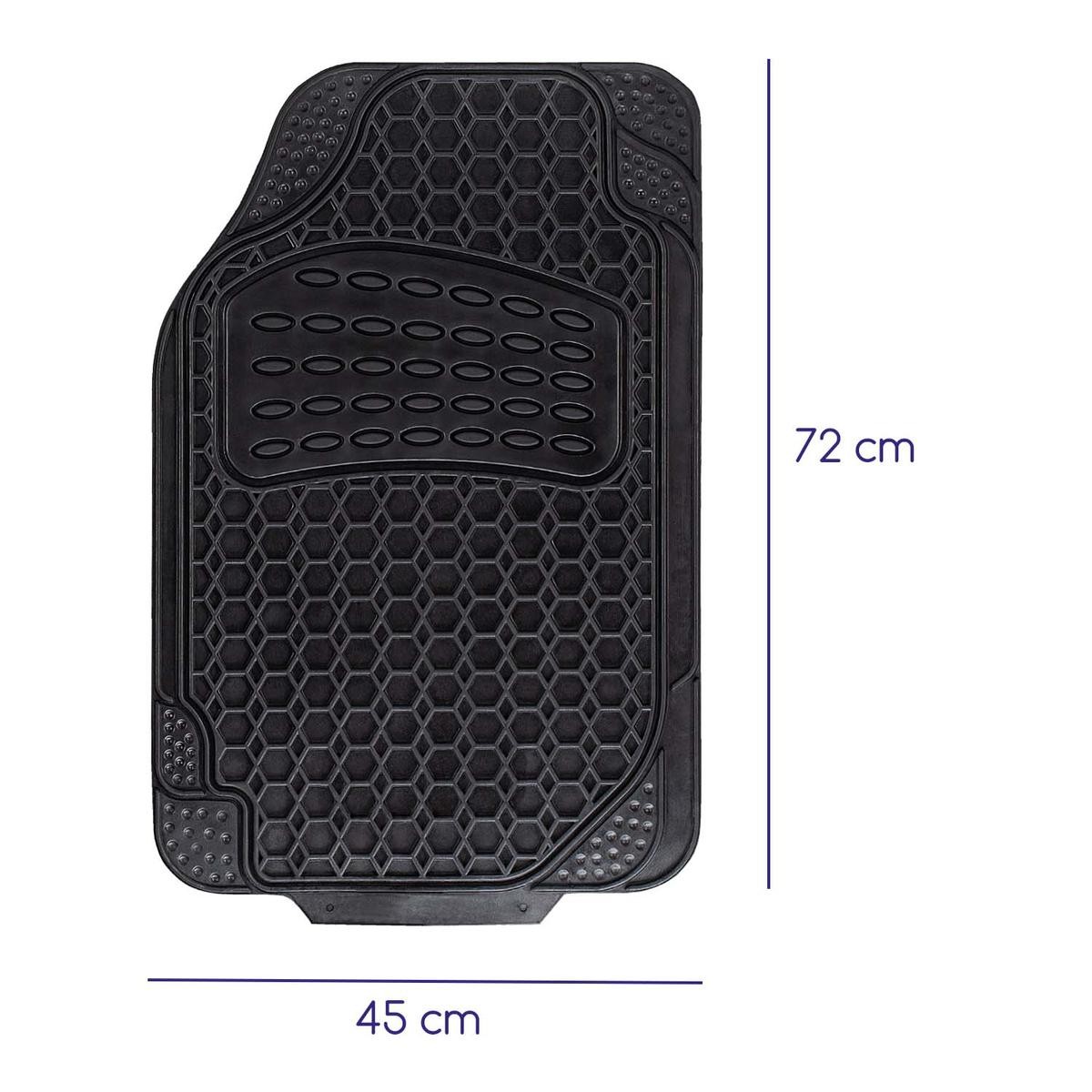 alca® Auto Fußmatte Universal zuschneidbar Gummimatte Fahrerseite